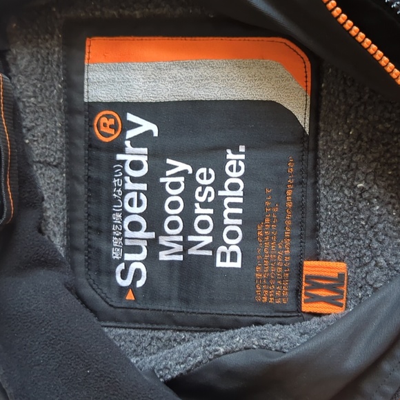 Men's SUPERDRY moody Norse bomber | size xxl - Picture 5 of 9